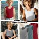 2 x Oakgarden 3 Pack Boys Tank Tops