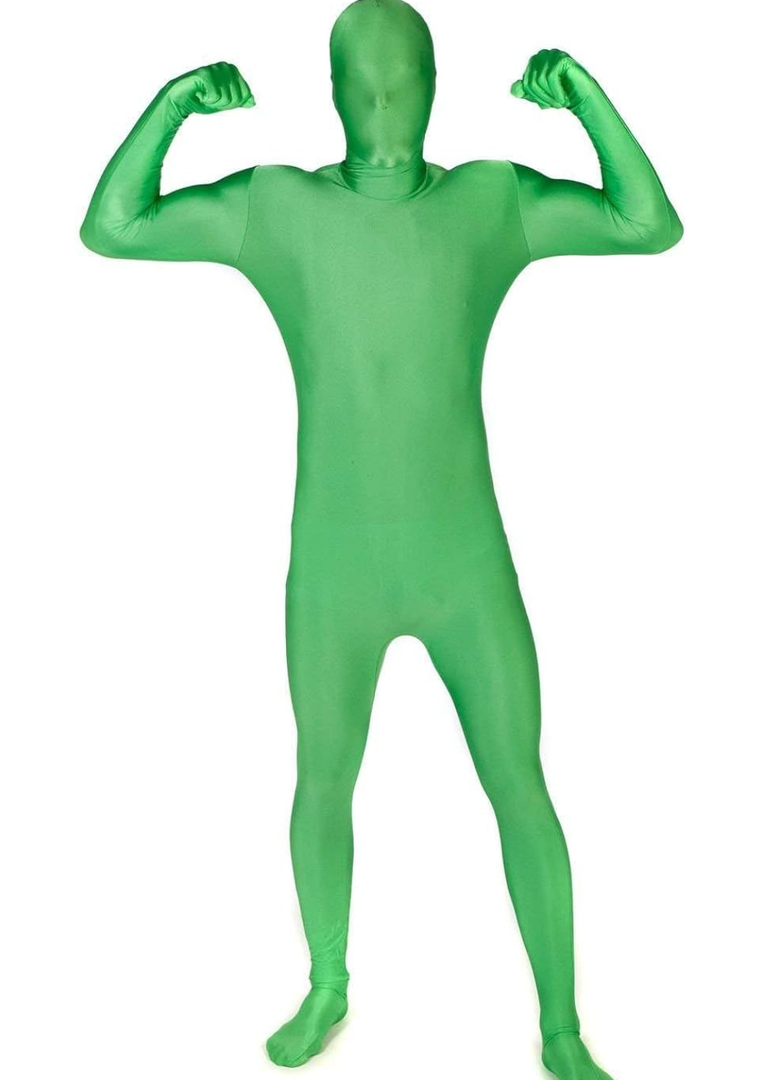 Include Zipper Helper Unisex Spandex Stretch Adult Costume Zentai Disappearing Man Body Suit