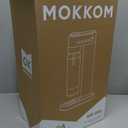 MOKKOM Sparkling Water Maker, Soda Maker with 1L PET Carbonating Bottle, Soda Streaming Machine and Beverage Carbonator, Compatible with 60L CO2 Carbonator (NOT Included) - Stainless Steel