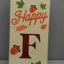 Happy Fall Sign Autumn Front Door Hanging Decor Welcome Sign Wooden Vertical Indoor Outdoor Standing Sign For Garden Home Yard Farmhouse Porch 47.2 x 7.8 Inch (Easter)