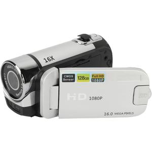 Vintage Video Camera Camcorder, 16Mp Cam Corder, 1080P Digital Camera, 2.4 Inch Rotatable Screen Camcorder, 16X Zoom HD Video Recorder with Fill Light for Teens Beginner Adult