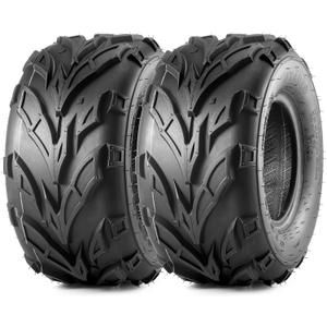 MaxAuto 16x8-7 ATV Tires 16x8x7 Go-Kart Quad Tires,6 PR Tubeless All Terrain UTV Tire, 2 Pack