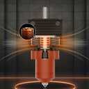 Creality Upgraded K1 Series Ceramic Heating Block KitQuick-swap Nozzle Kit, High Thermal Conductivity, 300C High Temperature Resistance, 3D Printer Accessories for K1/K1 Max/K1C(Old Version)