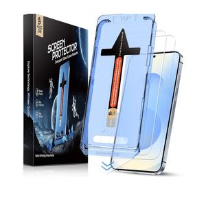 MAGIC JOHN 1 Pack only for Samsung Galaxy S25 6.2 inch【NOT for Ultra】 HD Tempered Glass Screen Protector, HD Clarity, Bubble Free, Easy Installation with Auto Dust-Elimination