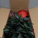 4 Sets 18.5 Christmas Poinsettia Artificial Flowers Potted with Gold Pot Bags Desktop Plants for Home Garden Table Centerpiece Window Gift Holiday Xmas Decor