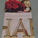 Red and Gold Happy Birthday Backdrop Banner, Elegant Roses Balloons, Photography Background, Birthday Party Decorations, Photo Booth Props, Supplies 71x43 Inch