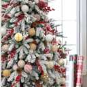 12PCS Neutral Christmas Ornaments Balls Set, 3.15" Jute Burlap & Fabric Hanging Baubles, Rustic Farmhouse Textured Tan Xmas Tree Decorations for Holiday Party Home Decor