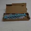 Comfify Decorative Fish Bones Wall Mounted Towel Rack Stylish Cast Iron Hanger w/4 Fish Hooks | Includes Screws and Anchors - Fish Bones Towel Hanger - Teal Blue (Large)