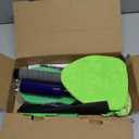 XINDELL Windshield Cleaner Tool  Car Interior Window Cleaning Kit with Extendable Handle & 4 Microfiber Pads, Auto Wiper Inside Windshield Brush for Car & Home Windows (19in)