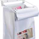 Indoor Wall Mount Mail Catcher Bag Door Slot Post Box Basket Mail Boxes Organizer Security White
