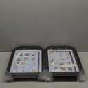 [Extra Large]Kids Art Frames 10x12.5 Inch 4 Pack Kids Artwork Flip Frame Changeable for Picture Display, Children School Drawing Projects Storage, Horizontally Vertically Wall Hanging, Front Opening (Black)