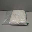 Joydeco Light Filtering Curtains 96 Inch Length for Bedroom, Linen Curtains 96 Inch Length 1 Panel Set for Living RoomWhite Semi Sheer Drapes 96 Inches Long with Rod Pockets