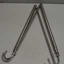 2 Pcs Closet Hanging Rod 16-29 Inches Adjustable Width and Height Extender Closet Hanger Organizers for Clothes Heavy Duty Space-saving Clothes Bar