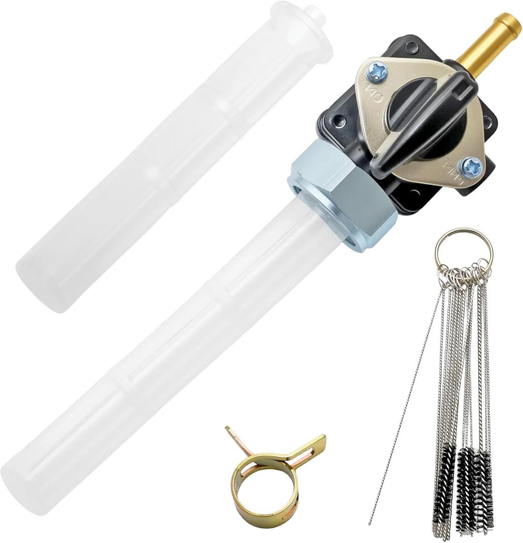 62169-95 Fuel Valve Petcock,22mm Straight Outlet Vacuum System Petcock,For Harley Davidson Sportster 883 XL883 XLH883 1200 XL1200 XLH1200 1995-2006 Motorcycle Replace 62169-95B