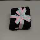 DecorRack 10 Pack 100% Cotton Wash Cloth, Luxurious Soft, 12 x 12 inch Ultra Absorbent, Machine Washable Washcloths, Black (10 Pack)