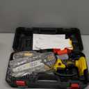 Mini Chainsaw Cordless, RLSOO 6 Inch Electric Chain Saw, Portable Small Handheld Chain Trimmer for Wood Cutting, Tree Trimming, Courtyard, Household, and Garden (Includes 2 Batteries and 3 Chains) (Yellow-1)