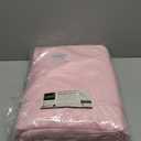 Two Layers Backdrop Made with One Piece Chiffon Tulle & Polyester for Professional Extra Wide Blackout Curtains (Light Pink, 20 x 10 ft)