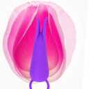 Quiet Powerful Silicone Mini Vibrator with 10 Modes for Travel, Rechargeable Sex Toys with Soft Smooth Tentacles to Clitoris Nipple Penis Stimulation Massager for Women, Men and Couples