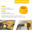 2-1/2" Planer Vacuum Hose Adapter Replacement for DeWalt DW735 DW735X Planer, Fits for Dewalt 13 inch Planer stand Parts (Yellow 2)