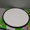 20 Inch Large LED Flush Mount Ceiling Light, 40W, 4350LM, 3000K/4000K/6000K CCT Selectable, Black Round Flat Panel Light, Fits for Hallway, Kitchen, Bedroom, Laundry Room