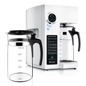 Bluevua RO100ROPOT Reverse Osmosis System Countertop Water Filter, with One Extra ROPOT Replacement Carafe, Bundle