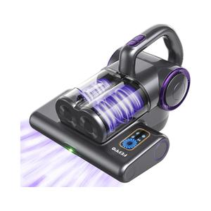 FEPPO Mattress Vacuum Cleaner, 16Kpa Bed Vacuum Cleaner with 253.7nm UV-C Light, 140°F Heat, HEPA Filter & Ultrasonic, Versatile Handheld Vacuums for Bed, Sofa, Couch, Crib(Corded, 500W)