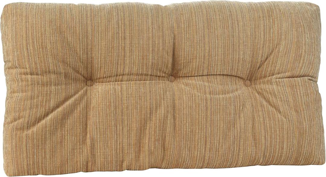 Klear Vu The Gripper Non-Slip Tufted Bench Cushion for Indoor Furniture, Assembled in USA, Entryway Storage, Bay Window, Corner Nook or Piano Seat, 27 Inches, Chenille Natural