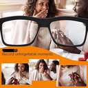 1080p HD Camera Smart Video Recording Glasses-Outdoor Sport Glasses with Camera Wearable Eyeglass (Include 32G Memory Card)