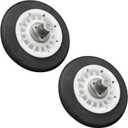 2 Pack 4581EL2002C Dryer Drum Roller Assembly Part Compatible with LG Kenmore Kenmore Elite Dryers Replaces 4581EL2002A 4581EL2002B PS8260240