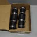 2 Pack Sump Pump Check Valve Fit 1-1/2 inch and 1-1/4 inch Pipe, Check Valve with 4 Pcs Stainless Steel Hose Clamps for Sump Pump Life Expectancy Increase