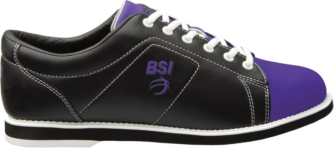 BSI Women's 460 Classic Bowling Shoe - Lightweight Shoes with Cushioned Support for Women (9, Purple & Black)