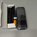 Tire Inflator Portable Air Compressor, 150 PSI Cordless Air Pump, Dual Power 6000mAh, 12V DC Car Plug, Fast Inflation 24L/Min, Auto Shut-Off, LED Light, 4 Preset Modes for Car, Bike, Motorcycle, Balls (Black)