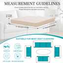14Pcs Stretch Patio Cushion Covers,Outdoor Couch Covers Replacement,Outdoor Couch & Sofa Slipcovers,for Patio Furniture Cushion Covers,Washable Reusable Furniture Protector (Beige,Cover Only)
