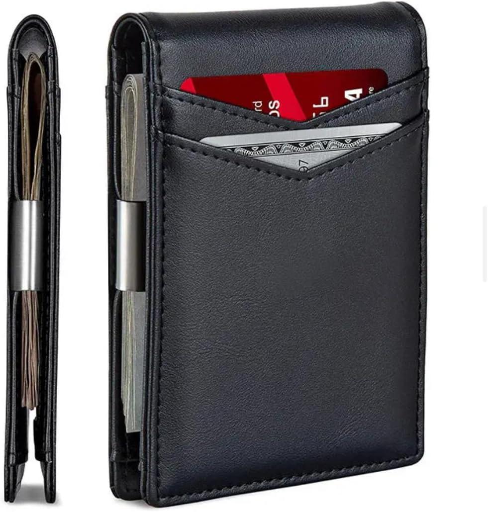 Money Clip Wallet for Men
RFID Blocking, Slim, Bifold, Front Pocket, Credit Card Holder, with Secure Clip