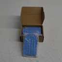 Harloon 4 Pcs Boho Arch Wood Bookends Rainbow Arch Back to School Book Stand Decorative Bookend for Shelves Non Skid Cute Book Stoppers for Heavy Books Home Office Library Kitchen(Denim Blue Color)