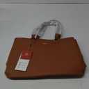 LOVEVOOK Laptop Tote Bag for Women, 15.6 Inch Waterproof Computer Bags Women Business Office Work Bag Briefcase, Brown