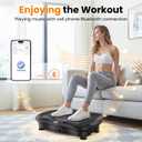 AXV Vibration Plate Fitness Platform Exercise Machine Vibrating Shaking Full Body Shaker Workout Vibrate Stand Shake Board Sport for Weight Loss Fat Burner for Gym Home Office