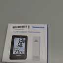 Newentor Indoor Outdoor Thermometer Wireless, Weather Stations Wireless Indoor Outdoor, Outdoor Thermometers for Patio House, Outside Inside Thermometers with Comfort Indicator, Black with 1 Sensor