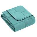 yescool Weighted Blanket (5 lbs, 36" x 48", Teal) Cooling Heavy Blanket for Sleeping Perfect for 40-60 lbs, Breathable Blanket with Premium Glass Bead, Machine Washable