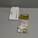 16 Pieces Seashell Beach Christmas Ornaments Resin Seashells with Golden Ribbon Shell Christmas Ornaments for Christmas Tree Hanging Ornaments Beach Theme Wedding Home Decor, DIY Craft Project