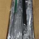 Aetyord Hanging Towel Racks for Bathroom No Drill - 6-Tier Over The Door Bath Towel Storage Organizer for Small Bathrooms - Tiered Back of Door Towel Holder Hanger for Rolled Towels RV Camper Black