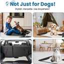 CNAOA Washable Pee Pads for Dogs 2 Pack 24x24 in - 5 Layer Reusable Puppy Pads, Super Absorbent, Waterproof, Leak Proof Non-Slip Training and Whelping Pet Pee Pads for Crate, Playpen, Potty