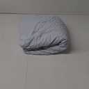 Amazon Basics Jacquard Geometric Microfiber 3-Piece Duvet Cover Set, Includes 1 Duvet Cover and 2 Pillow Shams, Queen, Blue Striped