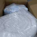 OhGeni Cooling 4 lnch Queen Size Dual Layer Mattress Topper, 2 Inch Gel Memory Foam, 2 Inch Soft Pillow Top Pad, Guest Bedroom Essentials Mattresses Cover, Extra Comfortable Sleep and Back Pain Relief