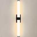 Kalium 33in Modern Wall Sconces, Dimmable Bathroom Vanity Lights, 3000K Warm White LED Indoor Sconces Lighting for Bathroom, Stairs, Living Room, Bedroom. Hardwired.