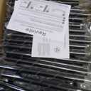 Ravinte 50 Pack | 7.38'' Cabinet Pulls Matte Black Stainless Steel Kitchen Drawer Pulls Cabinet Handles 7-3/8Length, 5 Hole Center with Mounting Template