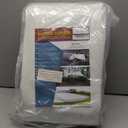 Large Waterproof Tarp - Heavy Duty 10 Mil Thick Poly Tarpaulin Ideal for Canopy Tents, Boats, RV or Pool Covers - Multipurpose Protective Tarps with Grommets for Indoor and Outdoor Use | 12' x 25'