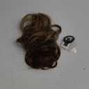 FELENDY Ponytail Extension Claw 20" Curly Wavy Straight Clip in Hairpiece One Piece A Jaw Long Pony Tails for Women Ash Blonde Mix Light Brown