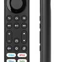 IDGPUW Replacement Remote Control for Fire Smart TV, Compatible with Insignia, Toshiba, Amazon Fire Smart TV