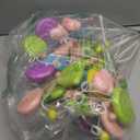 12 Pcs Christmas Tree Ornaments Candy Land Macaron Lollipop Pastel Christmas Tree Toppers Picks Filler Decorations for Wreath Vase Home Party Candyland Decor